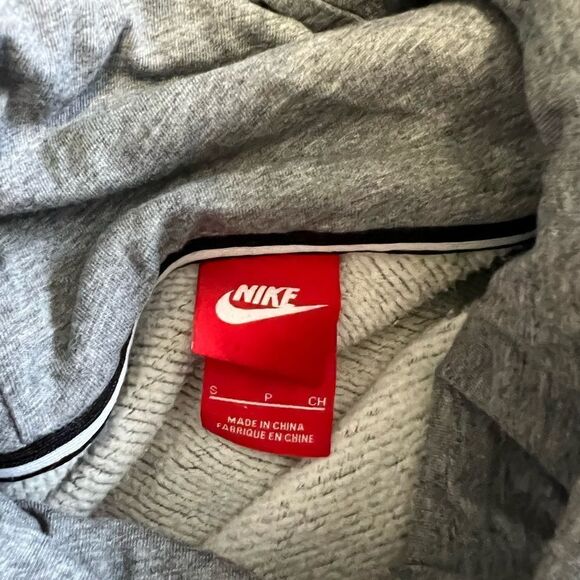 Nike Gray Cowl Neck Women Hoodie Size  S - Picture 7 of 7
